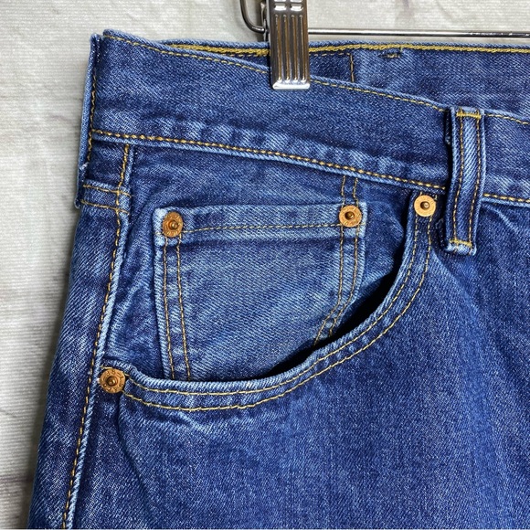 Levi Strauss - Men’s 501 button down Dark Blue Jeans - 38x29 - Picture 6 of 10
